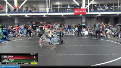 100 lbs Round 5 (8 Team) - Cael Killo, Ranger WC vs Lucas Fama, Doughboys