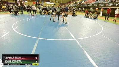 126 lbs Champ. Round 2 - Bruno Cassioppi, Hononegah Wrestling Club vs Landon Blanton, Alber Athletics Wrestling Club