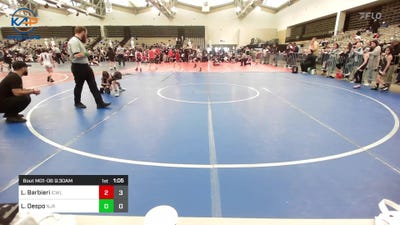 53 lbs Rr Rnd 6 - Lorenzo Barbieri, ICWL Bruisers Black N Gold vs Landon Despo, NJ Roy