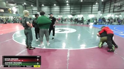 132 lbs Round 3 (4 Team) - Brett Foster, COMBAT ATHLETICS vs Elliott Crews, FCA WRESTLING