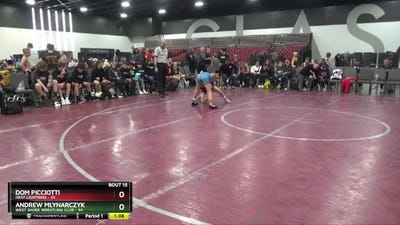 90 lbs Placement Matches (8 Team) - Dom Picciotti, Heat Lightning vs ANDREW MLYNARCZYK, West Shore Wrestling Club