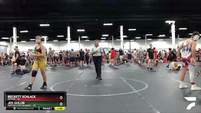 130 lbs Round 3 (4 Team) - Jed Golob, Mayfield Mat Academy vs Beckett Schlack, M2TCNJ