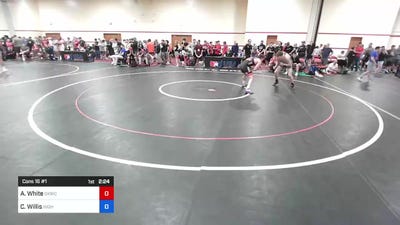 74 kg Cons 16 #1 - Anthony White, Skwc-rtc vs Cooper Willis, Higher Level Wrestling