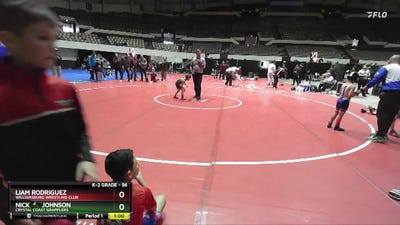 56 lbs 2nd Place Match - NicK 🔨 Johnson, Crystal Coast Grapplers vs Liam Rodriguez, Williamsburg Wrestling Club