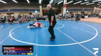 152 lbs Semifinal - Byson Huber, Jflo Trained vs Steel Meyers, Best Trained Wrestling