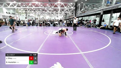 146 lbs Consi Of 4 - Justin Shay, Empire Wrestling Academy Black vs Blake Hostetter, Kraken