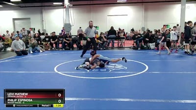 48 lbs Round 3 (8 Team) - Levi Mathew, Dragon United vs Philip Espinosa, Rough House