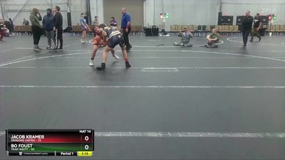 130 lbs Placement (4 Team) - Bo Foust, Team Shutt vs Jacob Kramer, Dragons United