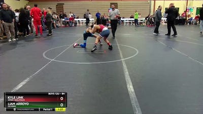 84 lbs 3rd Place Match - Liam Arroyo, Olympic vs Kyle Link, SMWC Wolfpack