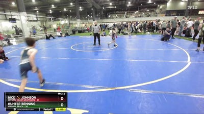 50 lbs Round 3 - Nick 🔨 Johnson, Crystal Coast Grapplers vs Hunter Benning, Virginia Beach