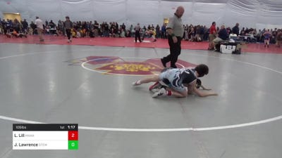 105 lbs Semifinal - Landon Lill, Manalapan vs Jacob Lawrence, Stewartstown