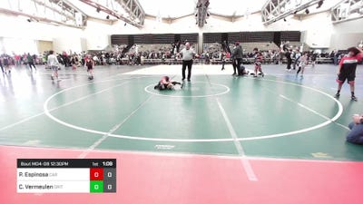 49 lbs Rr Rnd 8 - Philip Espinosa, Cali Red vs Cael Vermeulen, Grit Mat Club