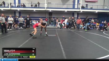 110 lbs Finals (2 Team) - Brian Little, Iron Horse vs Luke Katsigiannis, PA Alliance Red