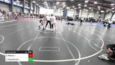 145 lbs Consi Of 8 #2 - Steel Meyers, TX vs Vladislav Chechkovsky, FL