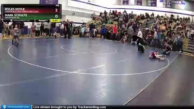 45 lbs Round 5 - Myles Doyle, Carson Bulldog Wrestling Club vs Mark Schultz, HENDERSON WC