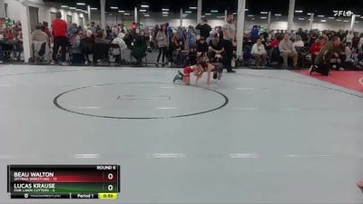 52 lbs Round 6 (10 Team) - Lucas Krause, Fair Lawn Cutters vs Beau Walton, Smyrna Wrestling