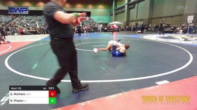101 lbs Semifinal - Gavin Matheis, Miami Wrestling Club vs RJ Phelan, Lake Gibson