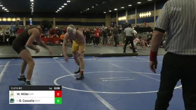 165 lbs C Of 8 #2 - Will Miller, Appalachian State vs Brevin Cassella, Binghamton