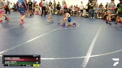 160 lbs Round 3 (8 Team) - James Capasso, U2 Upstate Uprising Blue vs Gabe Tosto, Orchard South