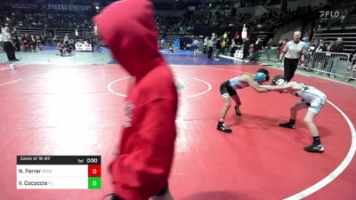 70 lbs Consi Of 16 #2 - Noah Ferrer, Iron Horse vs Vincent Cococcia, F.l.o.w.