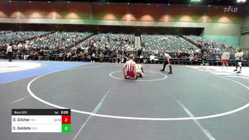 157 lbs 3rd Place - Derek Gilcher, Indiana vs Chase Saldate, Michigan State