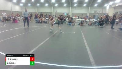 115 lbs Round 2 - Chase Alvarez, Rebellion vs Landon Cahill, Great Neck Wrestling Club
