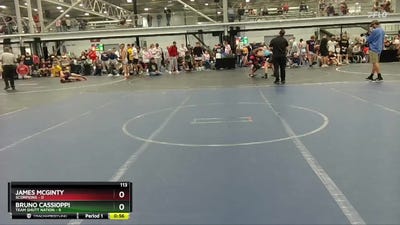 113 lbs Semis (4 Team) - James McGinty, Scorpions vs Bruno Cassioppi, Team Shutt Nation