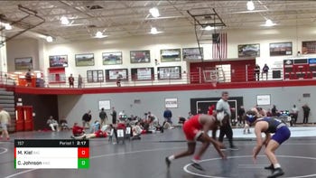 157 lbs Cons. Round 1 - Cade Johnson, Kentucky Wesleyan vs Maxwell Kiel, Belmont Abbey