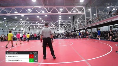 128 lbs Rr Rnd 1 - Colin Walther, MPR vs Jason Chrostowski, Scorpions