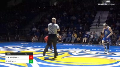 133 lbs Anthony Madrigal, OK vs Zach Price, SDSU