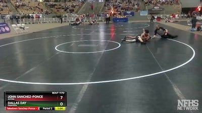 A 170 lbs Cons. Round 1 - Gabe Freeman, Knoxville Halls vs Seth Johnson, Sycamore