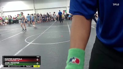 100 lbs Round 3 (4 Team) - Hunter Kapitula, Mat Assassins Red vs Zane Messiter, Terps Xpress