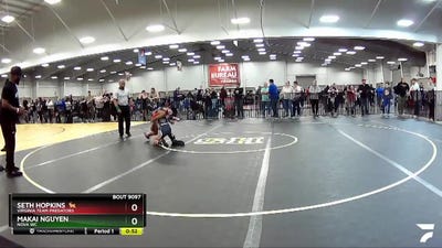 92 lbs Cons. Semi - Seth Hopkins 🐐, Virginia Team Predators vs Makai Nguyen, Nova WC