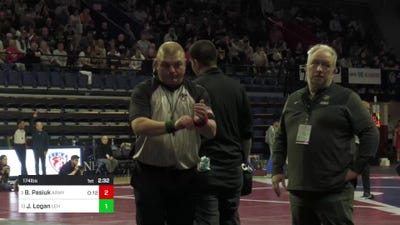 174 lbs Round Of 16 - Benjamin Pasiuk, Army West Point vs Jake Logan, Lehigh