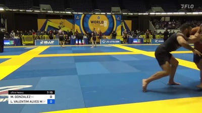 MARIO GONZALEZ vs LUCAS VALENTIM ALVES MONTALVÃO 2022 World IBJJF Jiu-Jitsu No-Gi Championship