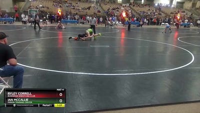 100 lbs 1st Place Match - Ian McCallie, Minion Training Center vs Ryley Correll, Blackman Wrestling Club