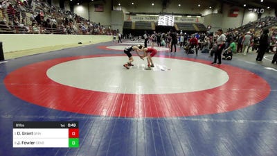 81 lbs 3rd Place - Daniel Grant, Grindhouse Wrestling vs James Fowler, Dendy Trained Wrestling
