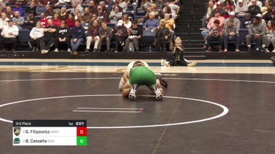 165 lbs 3rd Place - Gunner Filipowicz, Army West Point vs Brevin Cassella, Binghamton
