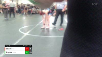 130 lbs Round 7 (8 Team) - Steve Smith, PA Alliance White vs David Snyder, Warhawks Elite