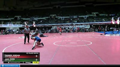 125 lbs Finals (2 Team) - Tanner Jordan, South Dakota State vs Jake Ferri, Kent State