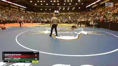 6A-165 lbs Champ. Round 1 - Griffin Bohanan, Junction City vs Barrett Waller, Blue Valley Northwest