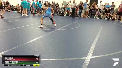 100 lbs Round 1 (8 Team) - Tommy Boyce, Steller Trained vs DJ Mabie, 84 Athletes