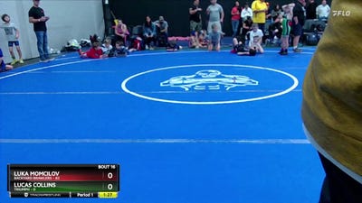 110 lbs Round 4 (8 Team) - Luka Momcilov, Backyard Brawlers vs Lucas Collins, Triumph