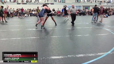215 lbs Semifinal - Joseph Schulze, Camden Outsiders vs Ethaniel Laupepa, Flagler Wrestling Club