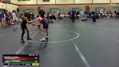 64 lbs Quarterfinal - Patrick O`Neill, Virginia Patriots vs Jaquil Rodgers, Smyrna