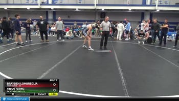 130 lbs Finals (2 Team) - Brayden Lombreglia, Iron Horse vs Steve Smith, PA Alliance Red