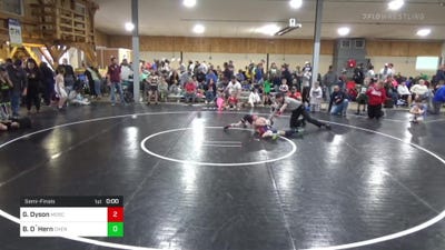 M 54 lbs Semifinal - Graham Dyson, Moscow vs Baylor O`Hern, Chenango Forks
