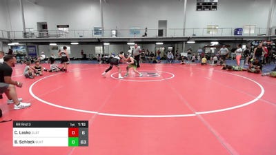120 lbs Rr Rnd 3 - Clayton Lasko, Dueling Bandits vs Beckett Schlack, Buxton Atc