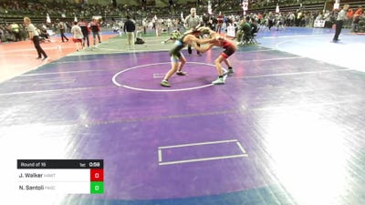 120 lbs Round Of 16 - Jacob Walker, Hawthorne vs Nico Santoli, Pascack HIlls