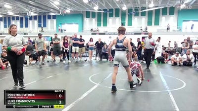 110 lbs Finals (8 Team) - Luke Frankovits, Buxton vs Preston Patrick, Georgia United